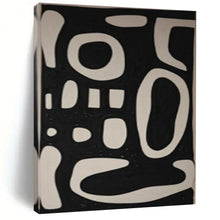 Load image into Gallery viewer, Black &amp; White Organic Shapes Acrylic Art, Perfect for Industrial - Chic Office &amp; Monochrome Bedroom LargeART1075

