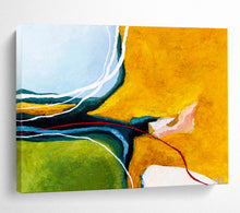 Load image into Gallery viewer, Vibrant Line - Intersect Abstract Painting on Canvas DKH552
