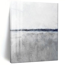 Load image into Gallery viewer, Monochromatic Gray - Tone Abstract Landscape, Perfect for Minimalist Bedroom &amp; Serene Office LargeART2024
