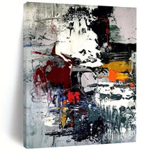 Load image into Gallery viewer, “Colorful Chaos Fusion” – Vibrant mix of red, yellow, blue, gray, dynamic splashes DTP391
