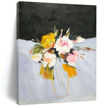 Load image into Gallery viewer, Vibrant Abstract Flower Bouquet Art, Suited for Feminine Bedroom &amp; Charming Café LargeART1995
