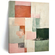 Load image into Gallery viewer, Pastel Color - Block Abstract Art, Suited for Scandinavian Nursery &amp; Minimalist Living Room LargeART2299
