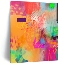 Load image into Gallery viewer, Vivid Color Explosion Abstract Art, Perfect for Modern Playroom &amp; Trendy Café LargeART2004
