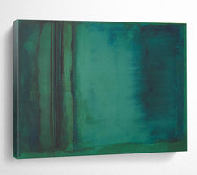 Load image into Gallery viewer, Gradient Teal Abstract Painting on Canvas - “Deep Calm” DKH615
