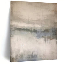 Load image into Gallery viewer, “Soft Grey Abstract Landscape” - Impressionistic Mood Art on Canvas DKH1667
