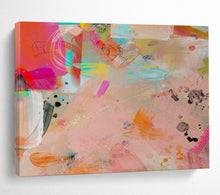 Load image into Gallery viewer, Soft Pink Mixed - Media Abstract Art for Feminine Boutique &amp; Gallery Pop - Up DKH079
