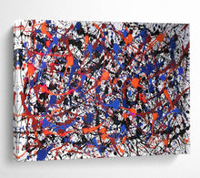 Load image into Gallery viewer, Hand - painted White Background Drip Painting Acrylic Art for Modern Art Galleries LargeART1728
