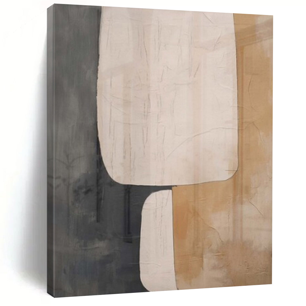 Minimalist Shape Composition Acrylic Art, Great for Contemporary Hallway & Studio LargeART1047