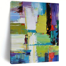 Load image into Gallery viewer, Colorful Urban Abstraction Art for Trendy City Loft &amp; Creative Office LargeART0896
