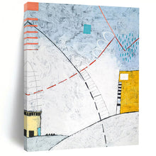 Load image into Gallery viewer, Abstract Landscape with Paths - Great for Nature - Themed Home Office &amp; Modern Lounge LargeART2381
