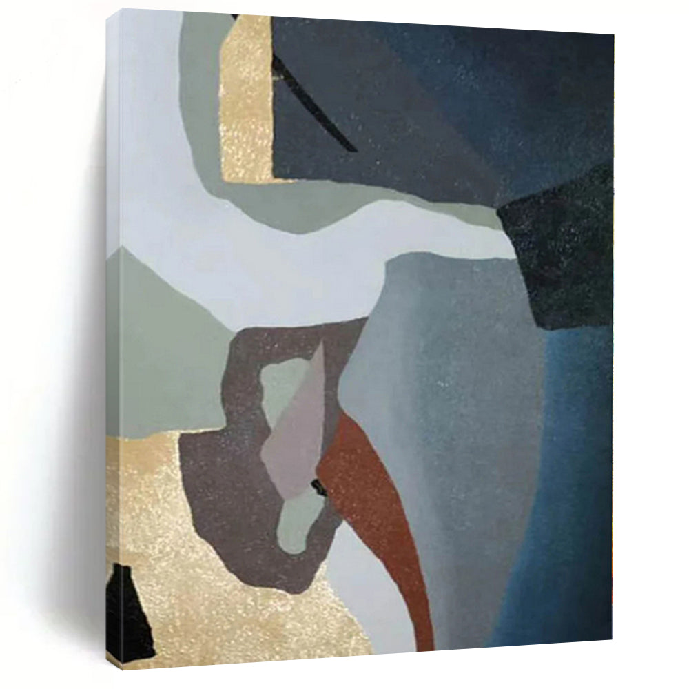 Oversized Geometric Abstract Acrylic Art, Suited for Entryway & Home Office Design LargeART0371