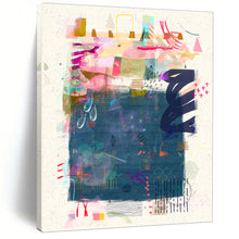 Load image into Gallery viewer, Whimsical Abstract Collage, Suited for Bohemian Bedroom &amp; Art - Loving Library LargeART1822
