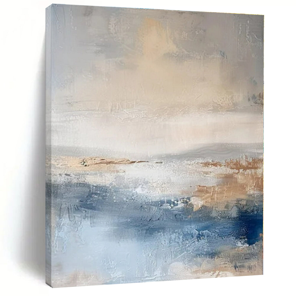Coastal - Inspired Abstract, Suited for Beach House Living Room & Relaxing Spa LargeART1340