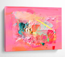 Load image into Gallery viewer, Pink - Based Mixed - Media Abstract Art - Perfect for Feminine Boutique &amp; Art Gallery Pop - Up DKH028
