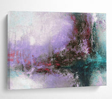 Load image into Gallery viewer, Purple - Toned Abstract Landscape Painting On Canvas DKH380
