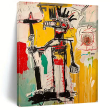 Load image into Gallery viewer, “Raw Tribal - Inspired Figure” – Expressive Abstract Figurative Art with Chaotic Lines DTP103

