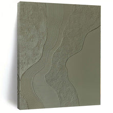 Load image into Gallery viewer, Grand Hand - painted Textured Wave Abstraction Acrylic Art for Minimalist - Inspired Hallways LargeART0253
