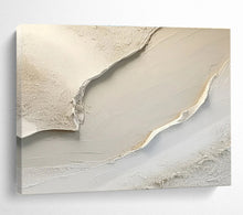 Load image into Gallery viewer, Textured Beige Abstract Minimalist Art for Modern Entryway &amp; Serene Meditation Room DKH040
