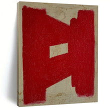Load image into Gallery viewer, Red Geometric Abstract Acrylic Art, Perfect for Bold Home Office &amp; Statement Hallway LargeART0992
