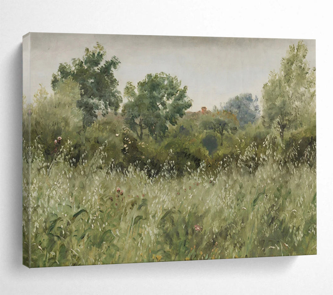 Lush Green Meadow - Fresh Living Room or Bedroom Art LargeART1490
