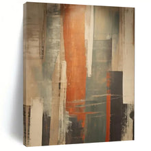 Load image into Gallery viewer, “Vertical Color Streaks” – Tall Abstract with Vertical Color Flow DTP113
