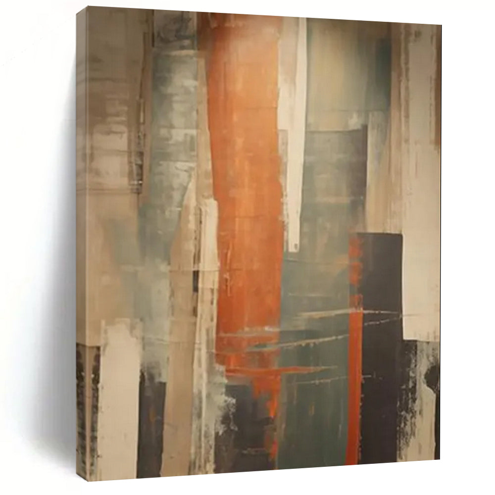 “Vertical Color Streaks” – Tall Abstract with Vertical Color Flow DTP113