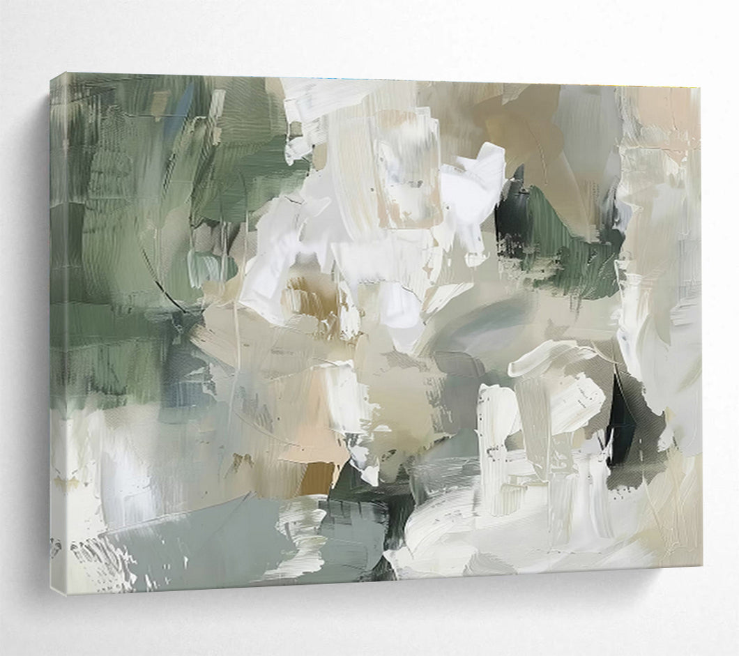 Soft - Toned Abstract Painting for Contemporary Bedroom & Art Gallery Hallway DKH235