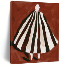Load image into Gallery viewer, Red - Black - White Abstract Mysterious Art, Suited for Dramatic Entryway &amp; Artistic Gallery Wall LargeART2051
