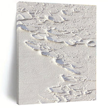 Load image into Gallery viewer, Large - Scale Textured White Abstract Art for Minimalist Gallery &amp; Bright Studio LargeART0522
