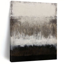 Load image into Gallery viewer, Monochrome Abstract Drip Abstract Canvas Painting, Great for Industrial Loft &amp; Dramatic Dining Room LargeART1137
