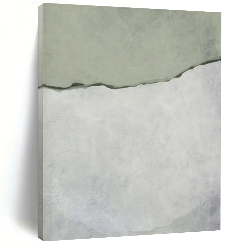 Split Tones in Gray – Minimalist Abstract with Textured Layers DTP241