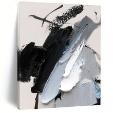 Load image into Gallery viewer, Custom Large Monochrome Textured Abstract - Great for Modern Loft &amp; Art - Focused Gallery LargeART0777
