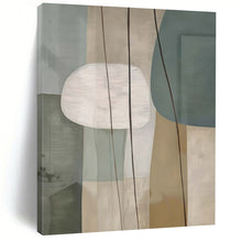 Load image into Gallery viewer, Soft - Toned Geometric Abstract Acrylic Art, Ideal for Minimalist Living Room &amp; Home Office LargeART1054
