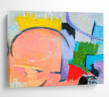 Load image into Gallery viewer, Hand - painted Large - sized Pastel Geometric Abstract Acrylic Art for Charming Living Rooms LargeART1810
