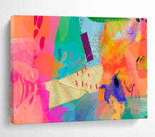 Load image into Gallery viewer, Playful Collage - Style Abstract Painting for Artsy Boutique &amp; Creative Co - working Space DKH199
