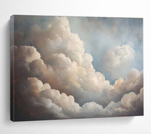 Load image into Gallery viewer, Realistic Cloudscape Abstract Painting for Bedroom Relax Zone &amp; Yoga Studio DKH182
