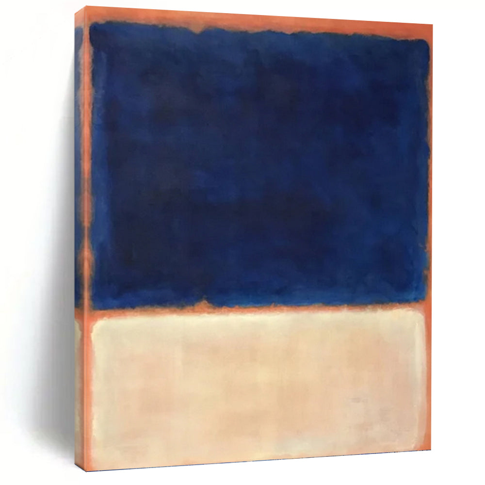 “Blue and Orange Color - Field” - Rothko - Style Art on Canvas DKH1622