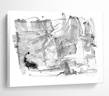 Load image into Gallery viewer, Hand - painted Massive Black and White Abstract Strokes Acrylic Art for Modern Home Offices LargeART1788
