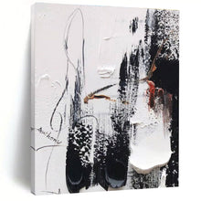 Load image into Gallery viewer, Custom Large Dynamic Black - White - Red Art - Ideal for Creative Studio &amp; Bold Home Office LargeART0793
