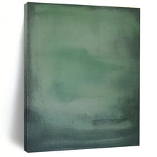 Load image into Gallery viewer, Soft Green Gradient Abstract Painting, Perfect for Calming Bedroom &amp; Minimalist Office LargeART1465
