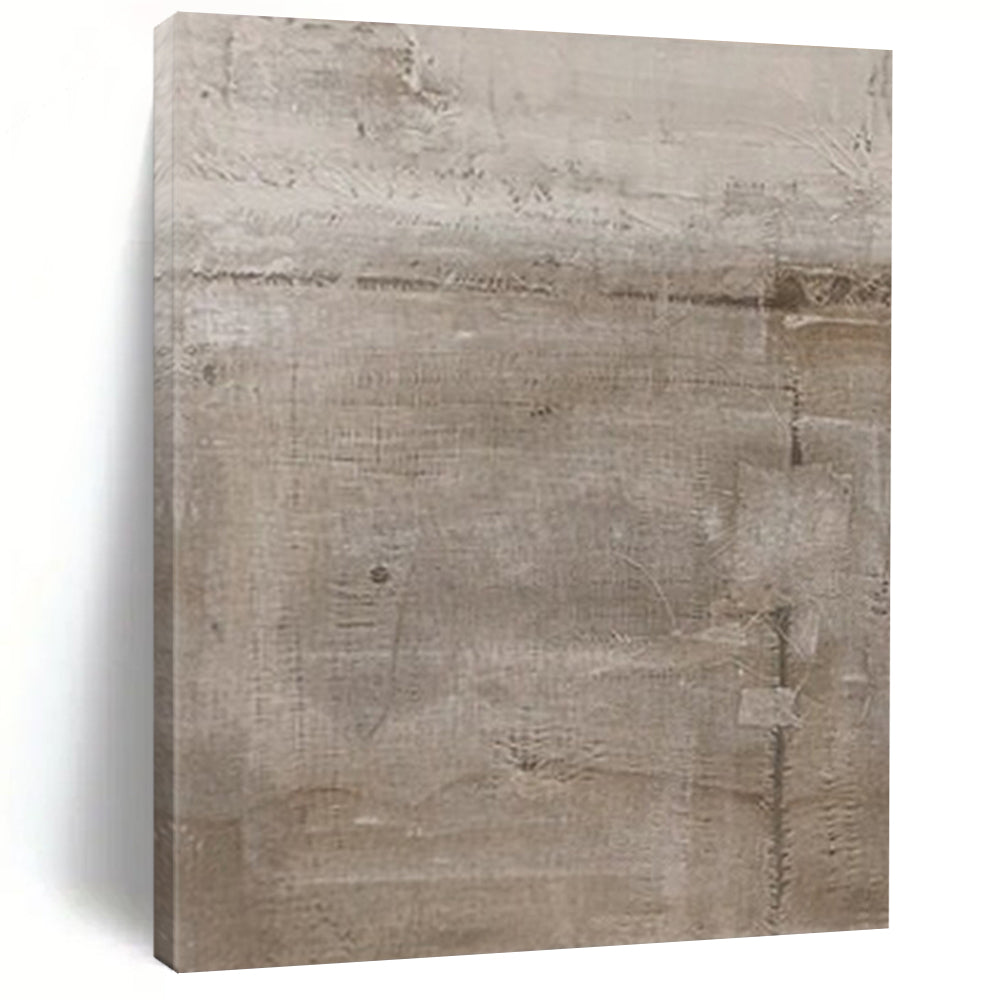 Beige - Grey Earthy Abstract Acrylic Art, Fit for Patio & Conservatory Displays LargeART0980