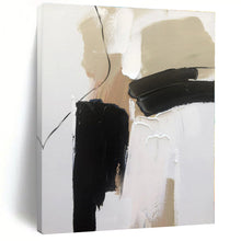 Load image into Gallery viewer, Large - Scale Neutral Abstract Art for Minimalist Living Room &amp; Elegant Office LargeART0504
