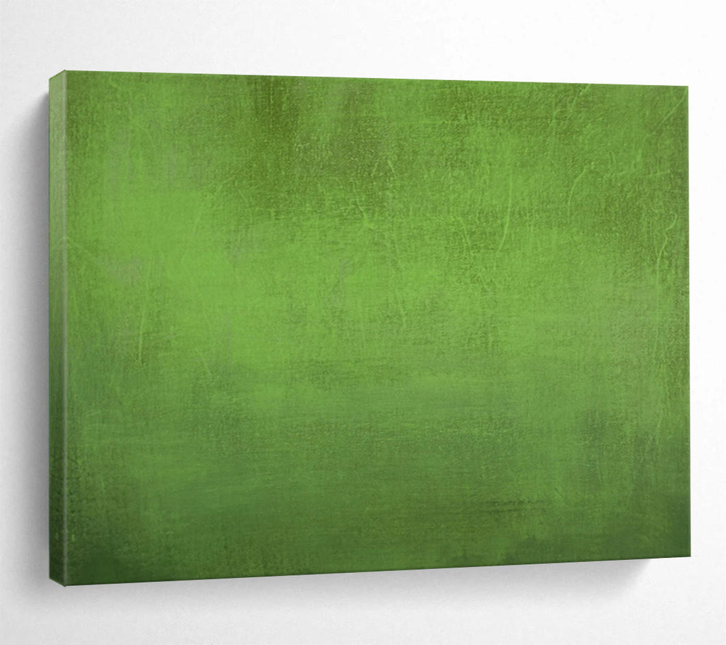 Hand - painted Large - scale Rich Green Textured Acrylic Art for Nature - Inspired Home Offices LargeART1792