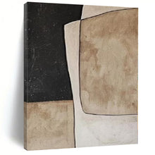Load image into Gallery viewer, Earth - Toned Geometric Shapes Acrylic Art, Perfect for Bohemian - Style Bedroom &amp; Warm - Toned Café LargeART1080
