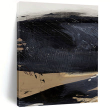 Load image into Gallery viewer, Stormy Mesa – Dark Black and Earthy Beige Layers DTP203
