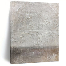 Load image into Gallery viewer, “Textured Grey Abstraction” - Rustic Abstract Art on Canvas DKH1491
