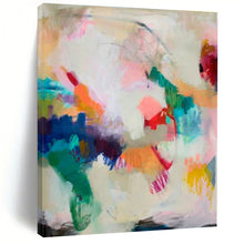 Load image into Gallery viewer, Colorful Abstract Chaos Acrylic Art - Perfect for Bohemian - style Studio &amp; Creative Kids’ Room LargeART0597
