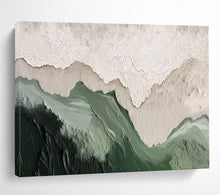 Load image into Gallery viewer, Hand - painted Large - Scale Layered Mountain Textures Acrylic Art for Minimalist Living Spaces LargeART1750
