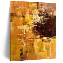 Load image into Gallery viewer, Warm Color - Block Abstract Art, Perfect for Cozy Living Room &amp; Artistic Dining Area LargeART2302
