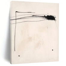 Load image into Gallery viewer, Minimalist Black Stroke Acrylic Art, Suited for Study &amp; Zen Space LargeART1030

